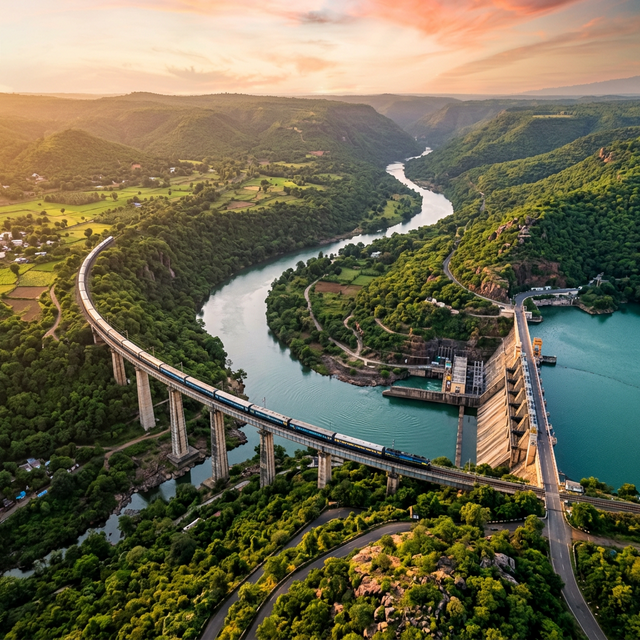 UAV drone survey of infrastructure corridor